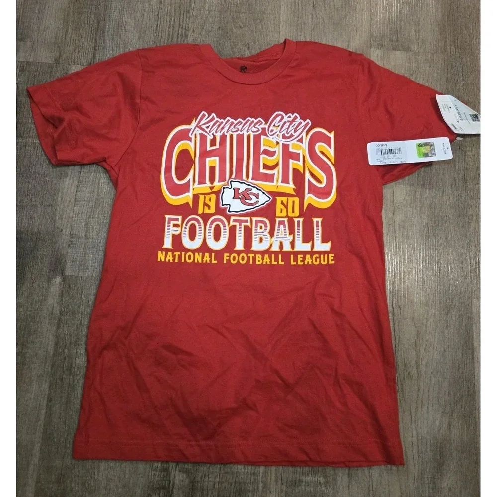 Youth Kansas City‎ Chief's T Shirt Nwt Large